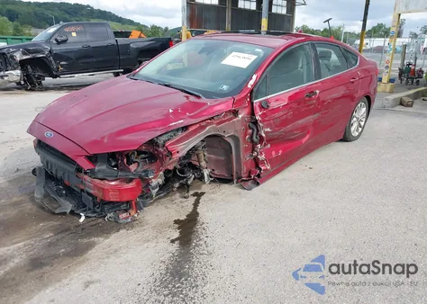 2019 Ford Fusion Hybrid Se z USA, uszkodzony, nr VIN 3FA6P0LU0KR262128